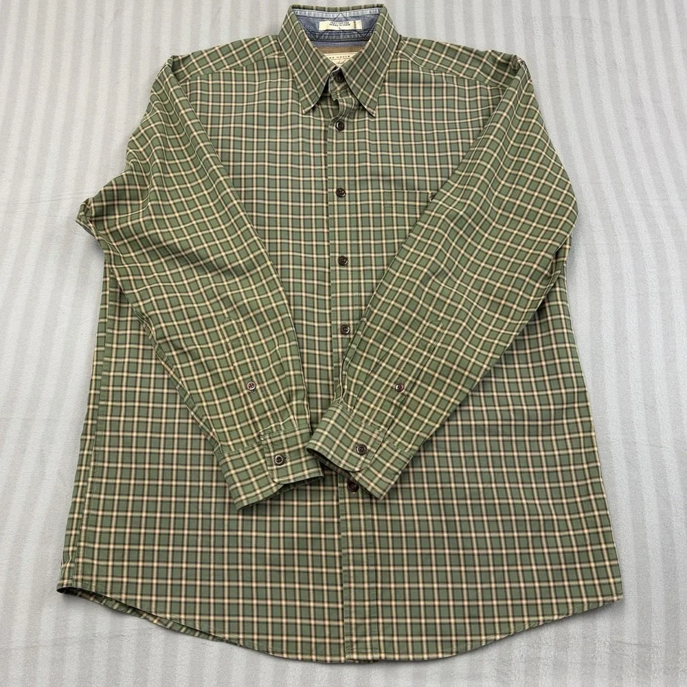 Orvis Sporting Traditions Men's Size Large Long Sleeve‎ Button Down Plaid Shirt
